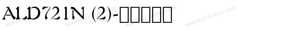 ALD721N (2)字体转换